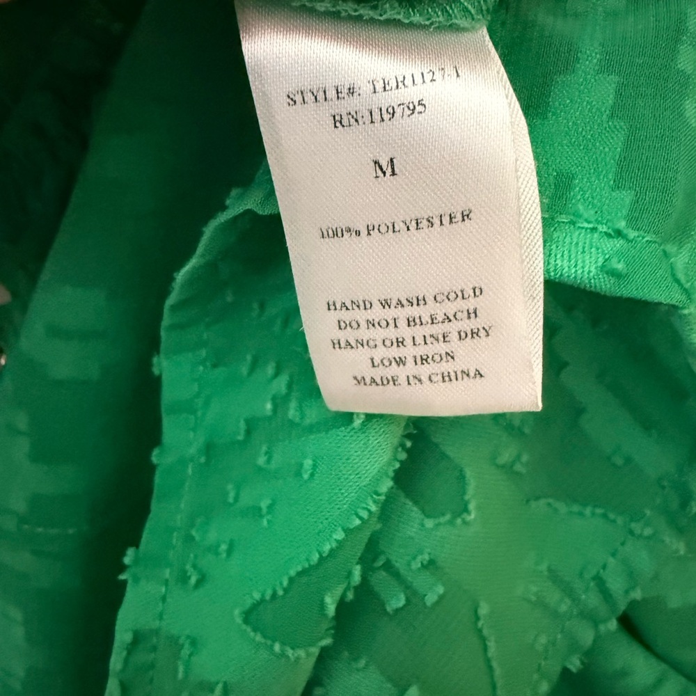 The Moon Green Ruffled Shirt - Picture 3 of 7